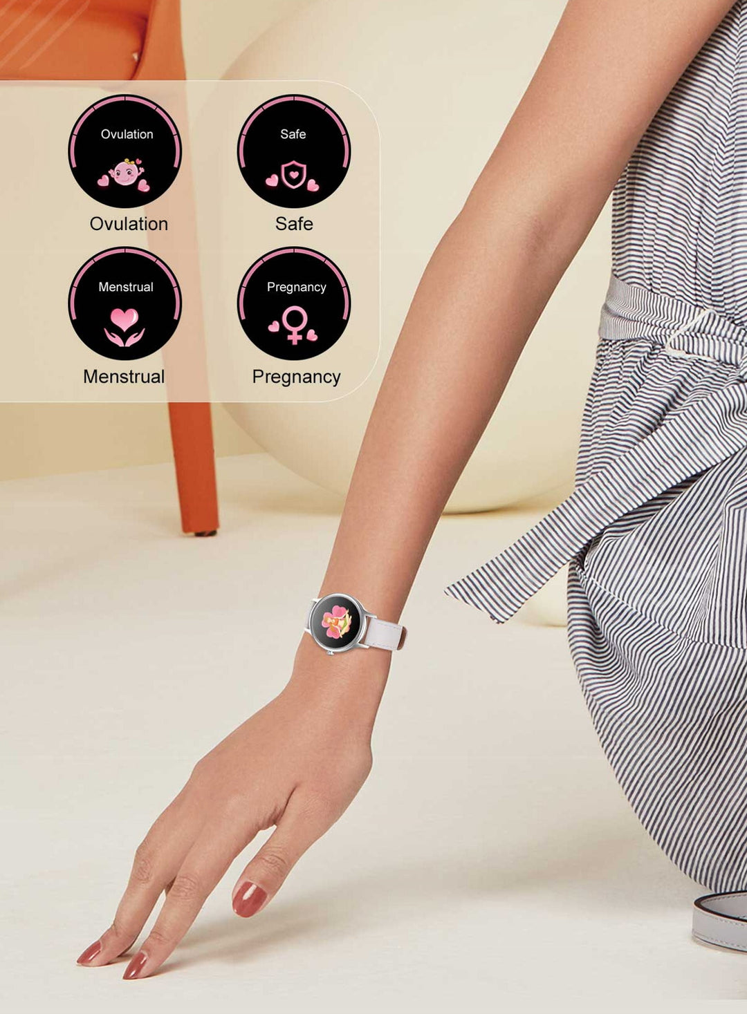 Neuclo Watch Amour smartwatch- designed for women.